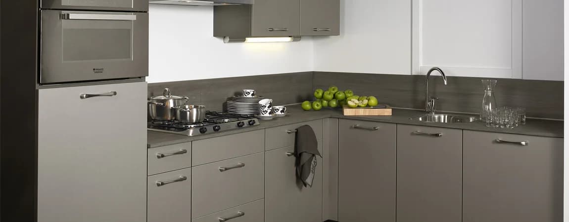 keuken in antraciet